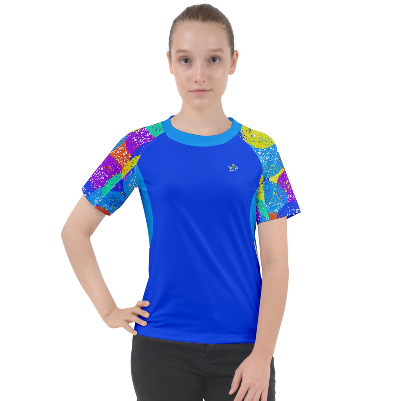 Dizzy Pickle Sharon Women's Pickleball Sport Raglan Short Sleeve T-Shirt