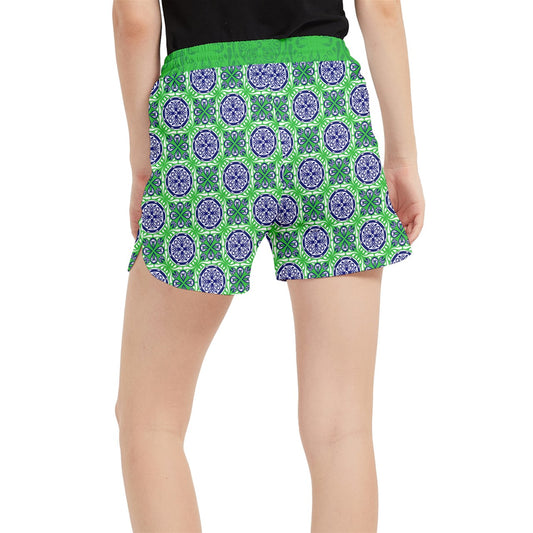 Dizzy Pickle Tracy Green1 Women's Pickleball Side-Split Shorts