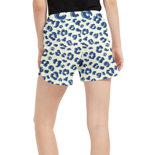 Dizzy Pickle Anne Leopard Print Women's Pickleball Side-Split Shorts