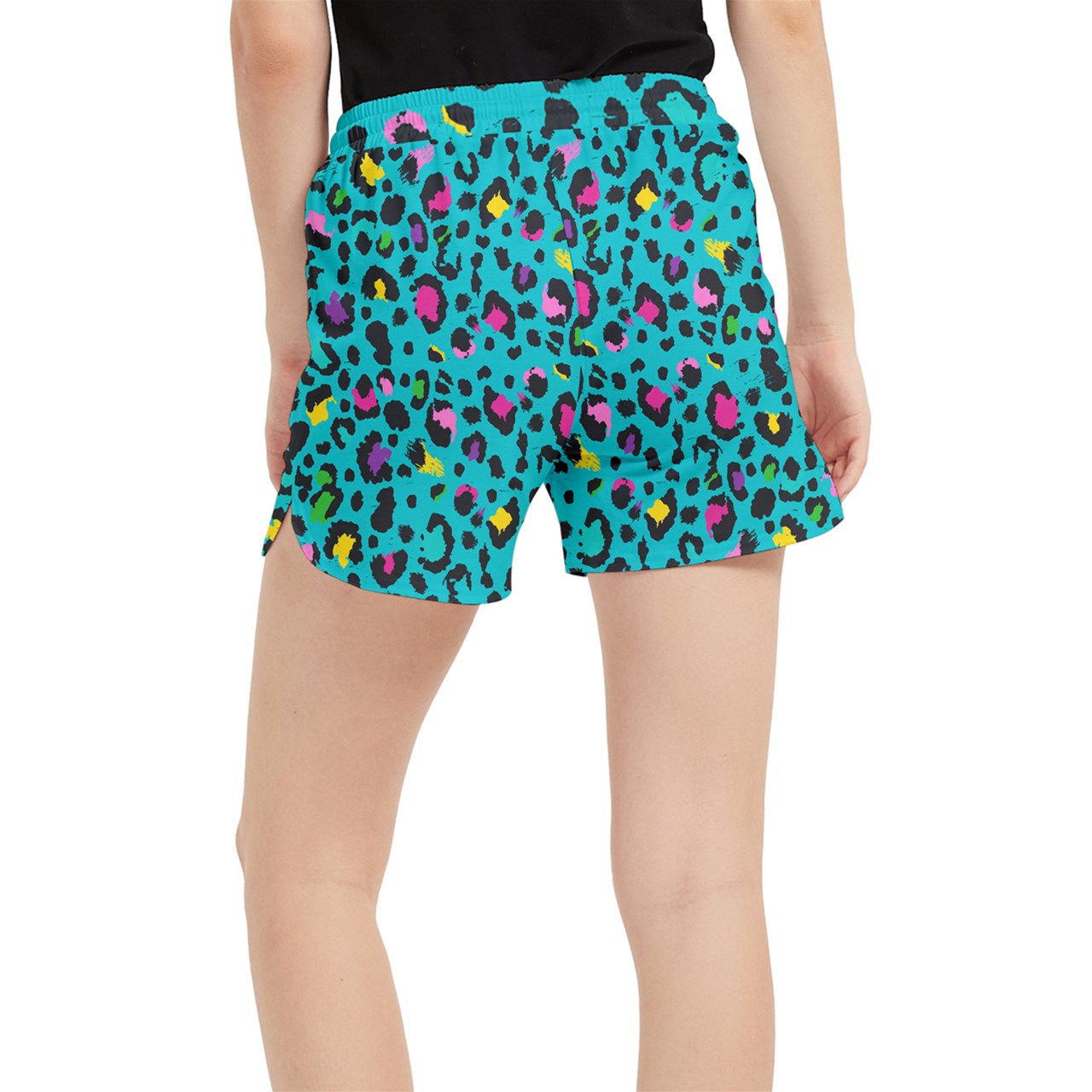 Dizzy Pickle Amber Cool Teal Women's Pickleball Side-Split Shorts