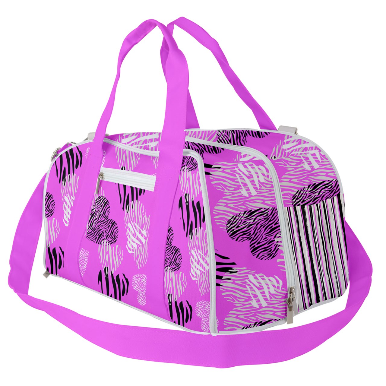 Dizzy Pickle Shelley Pink Pickleball Court Duffle Bag with Multi Straps