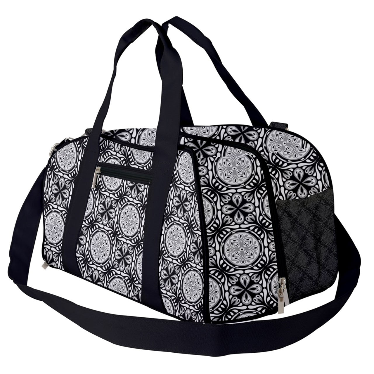 Dizzy Pickle Tracy Black1 Pickleball Court Duffle Bag with Multi Straps