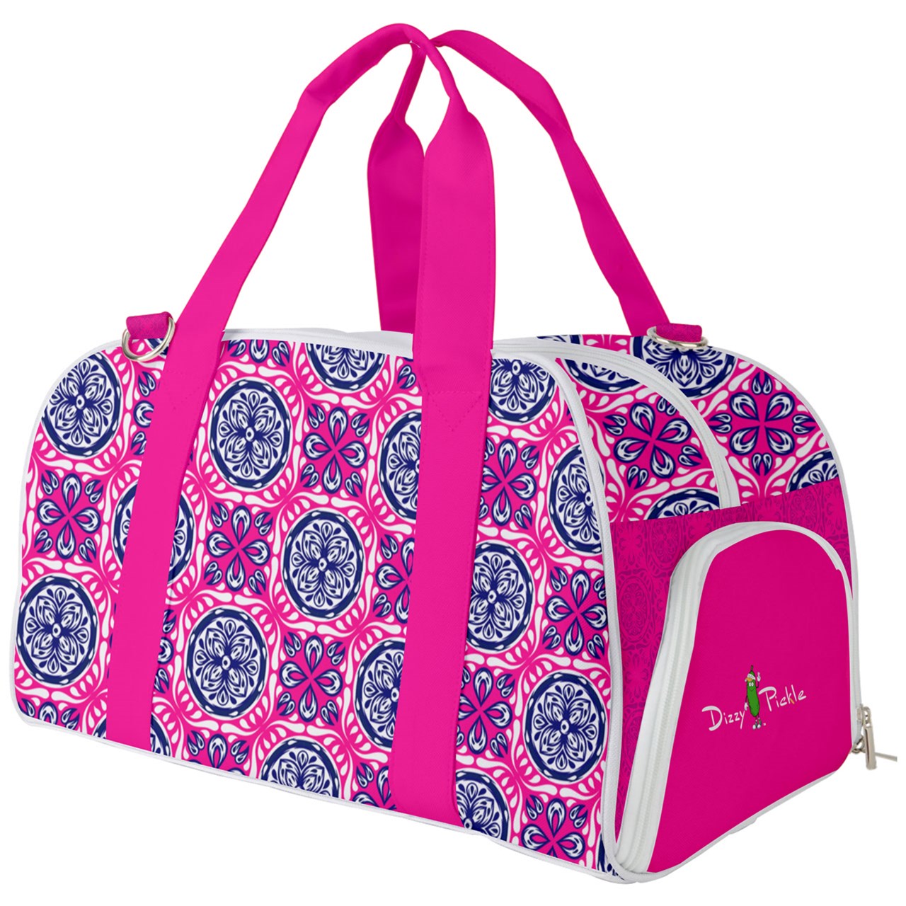 Dizzy Pickle Tracy Pink1 Pickleball Court Duffle Bag with Multi Straps