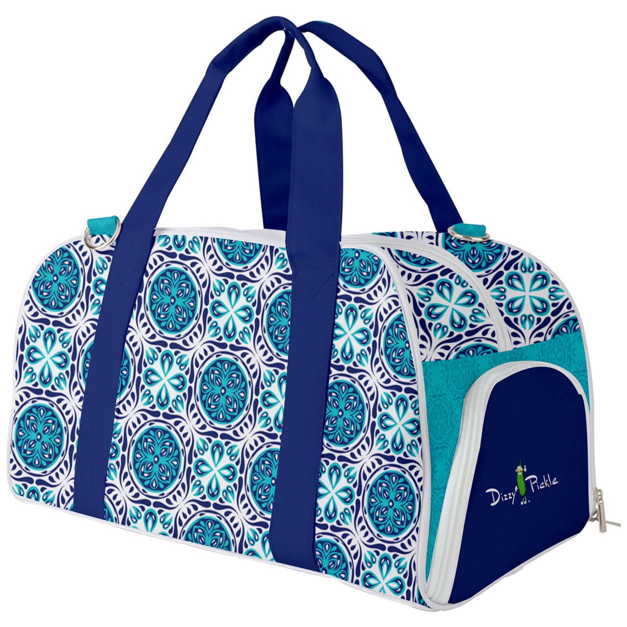 Dizzy Pickle Tracy Turquoise1 Pickleball Court Duffle Bag with Multi Straps