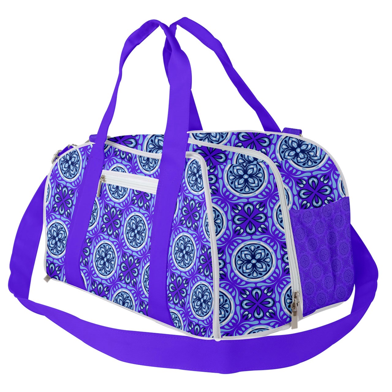 Dizzy Pickle Tracy Purple1 Pickleball Court Duffle Bag with Multi Straps