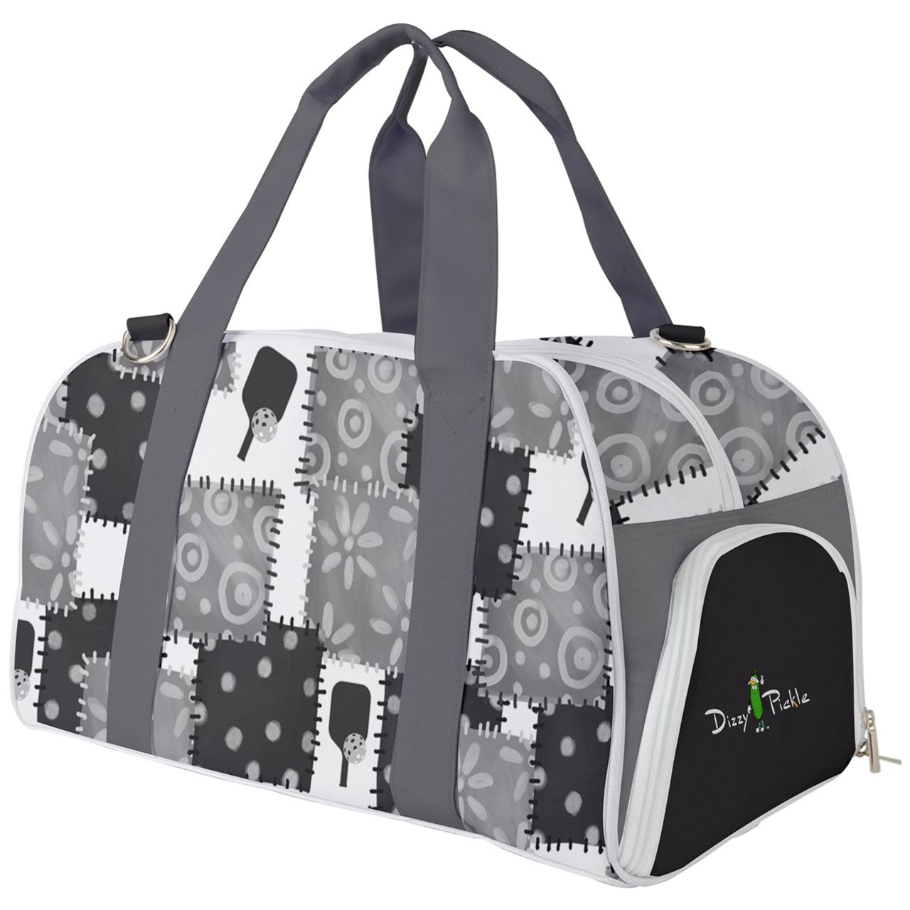 Dizzy Pickle Mary Patches Pickleball Court Duffle Bag with Multi Straps