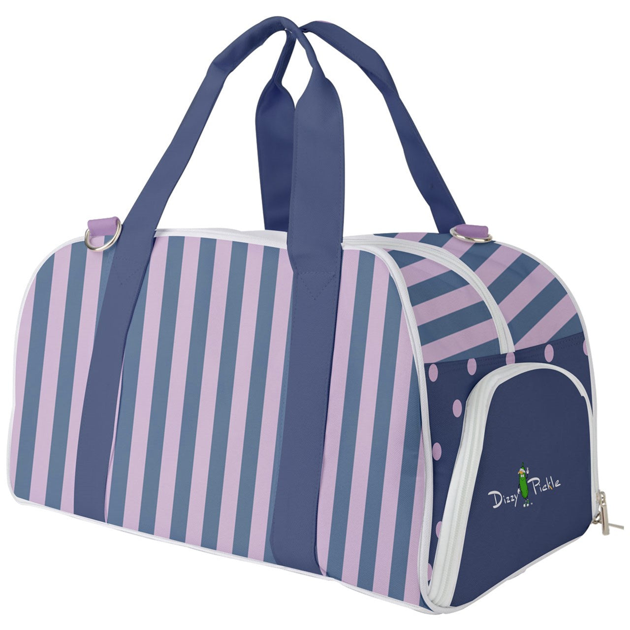 Dizzy Pickle Laura Stripes Pickleball Court Duffle Bag with Multi Straps