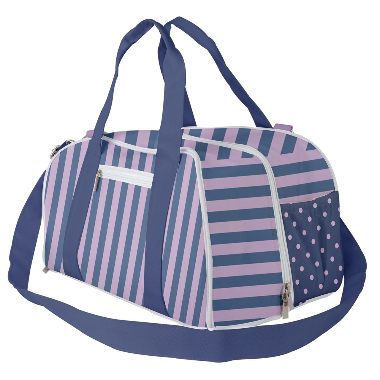 Dizzy Pickle Laura Stripes Pickleball Court Duffle Bag with Multi Straps