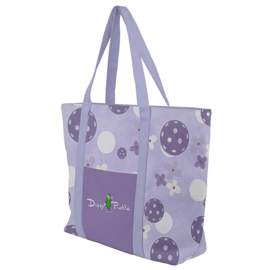 Dizzy Pickle Sophie Blooms & Balls Women's Pickleball Zip-Up Canvas Bag