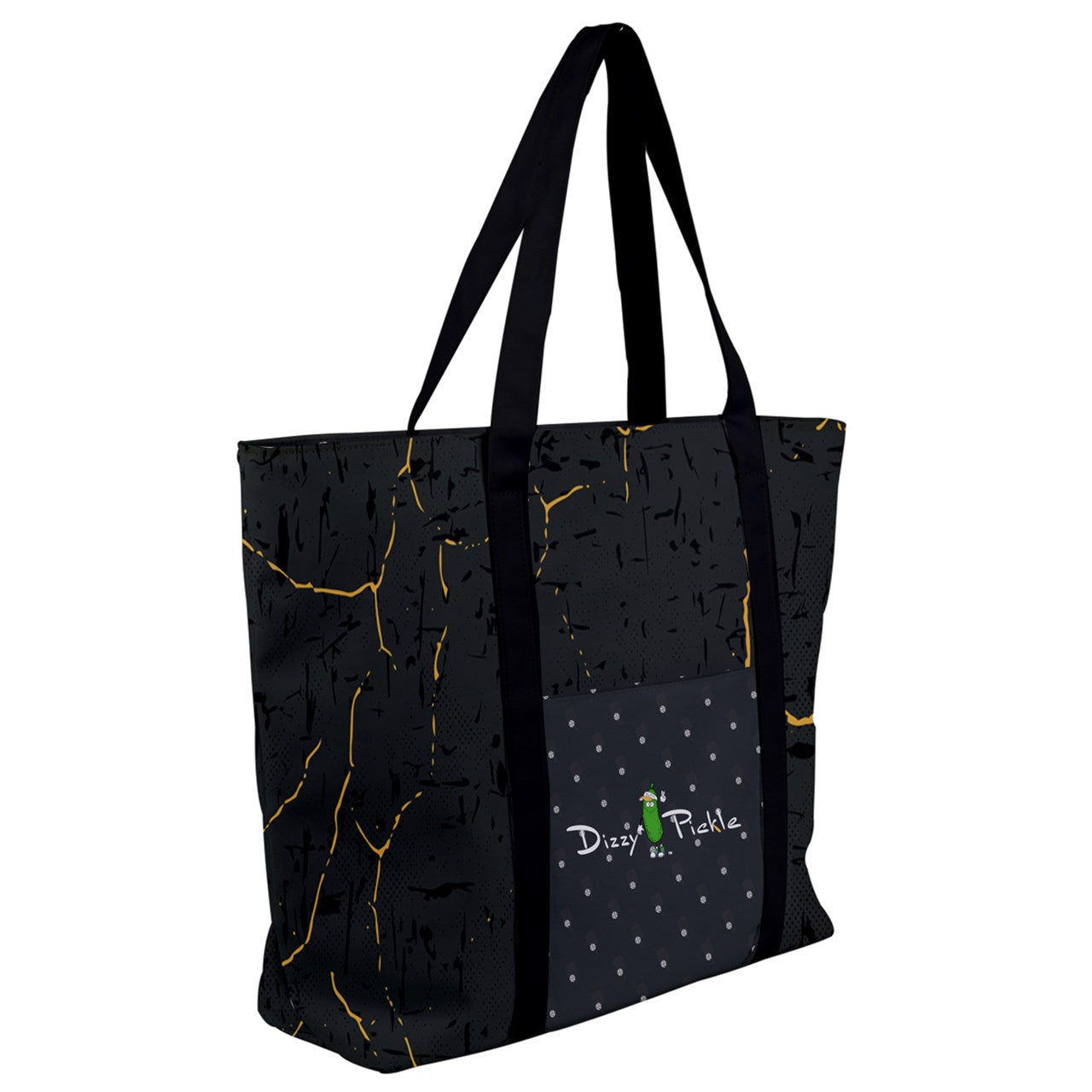 Dizzy Pickle Lynne Black Women's Pickleball Zip-Up Canvas Bag