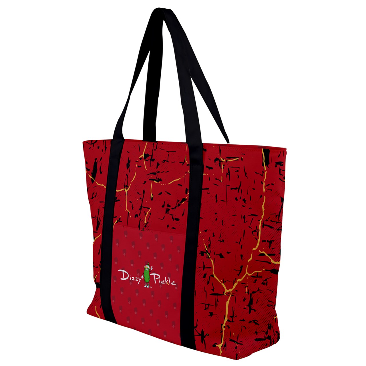 Dizzy Pickle Lynne Red Women's Pickleball Zip-Up Canvas Bag