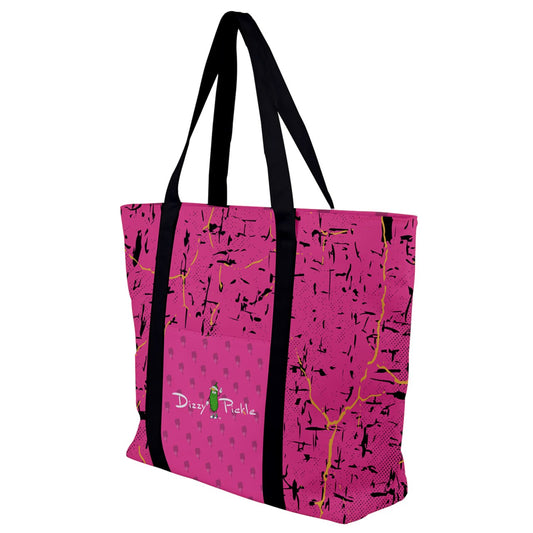 Dizzy Pickle Lynne Pink Women's Pickleball Zip-Up Canvas Bag