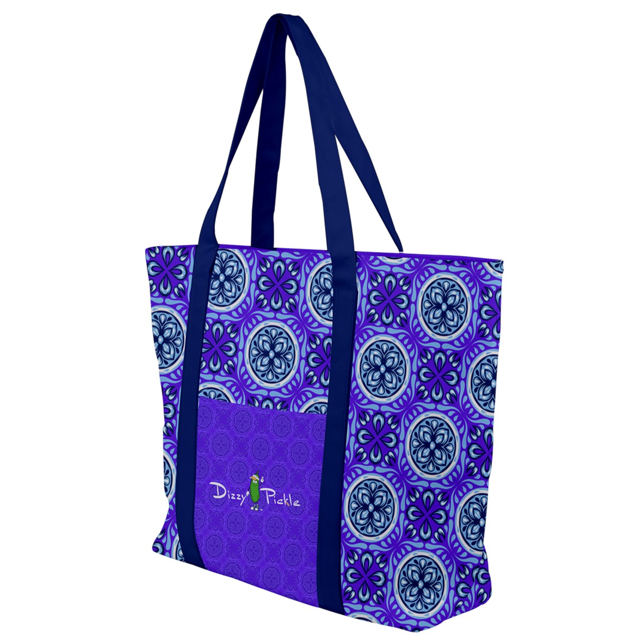 Dizzy Pickle Tracy Purple Women's Pickleball Zip-Up Canvas Bag