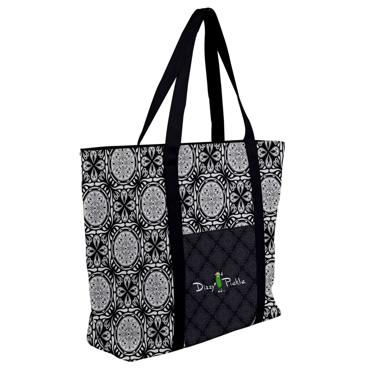 Dizzy Pickle Tracy Black Women's Pickleball Zip-Up Canvas Bag