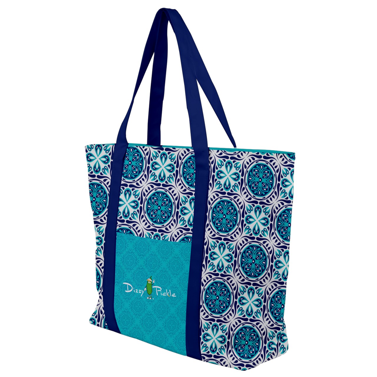 Dizzy Pickle Tracy Turquoise Women's Pickleball Zip-Up Canvas Bag