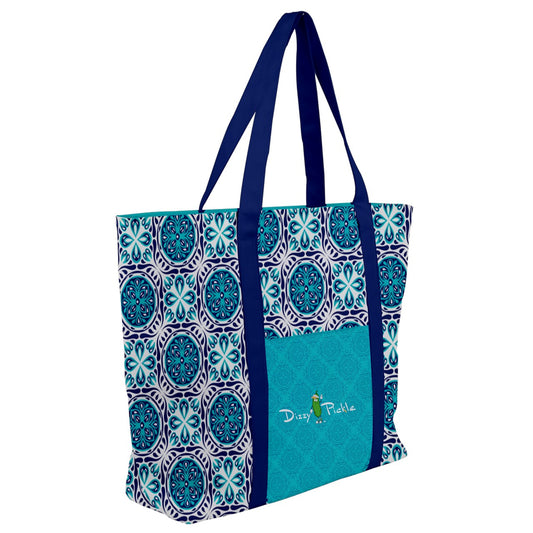 Dizzy Pickle Tracy Turquoise Women's Pickleball Zip-Up Canvas Bag