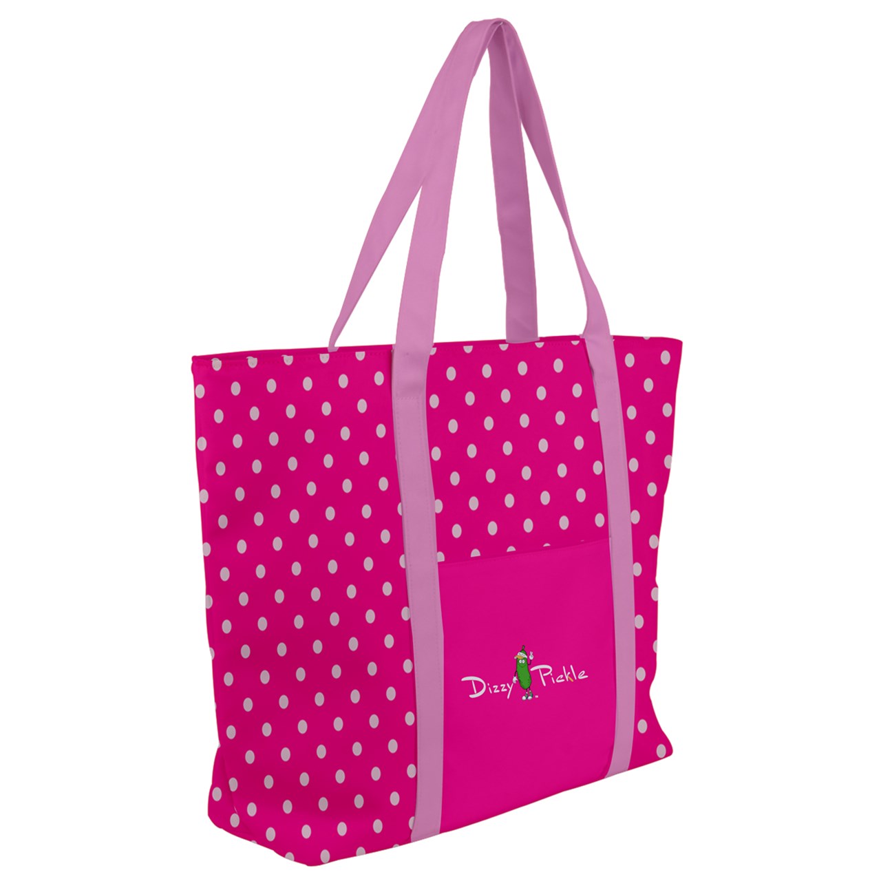 Dizzy Pickle Avery Polka Dots Women's Pickleball Zip-Up Canvas Bag