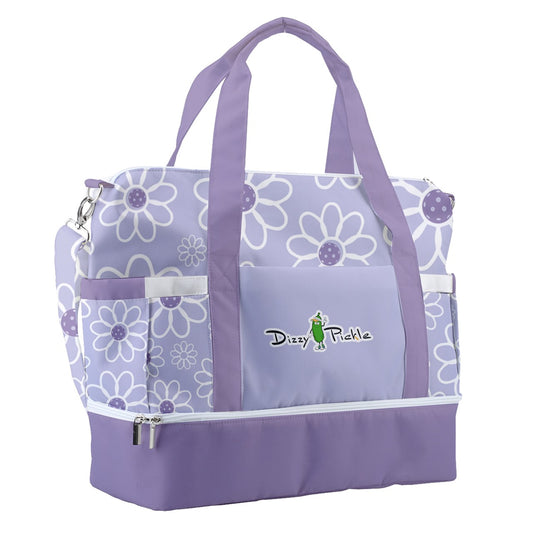 Dizzy Pickle Sophie Blooms Pickleball Sports Court Shoulder Bag with Shoe Compartment