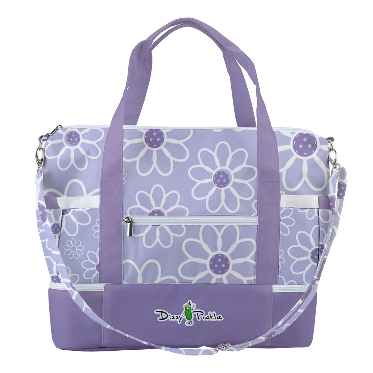 Dizzy Pickle Sophie Blooms Pickleball Sports Court Shoulder Bag with Shoe Compartment