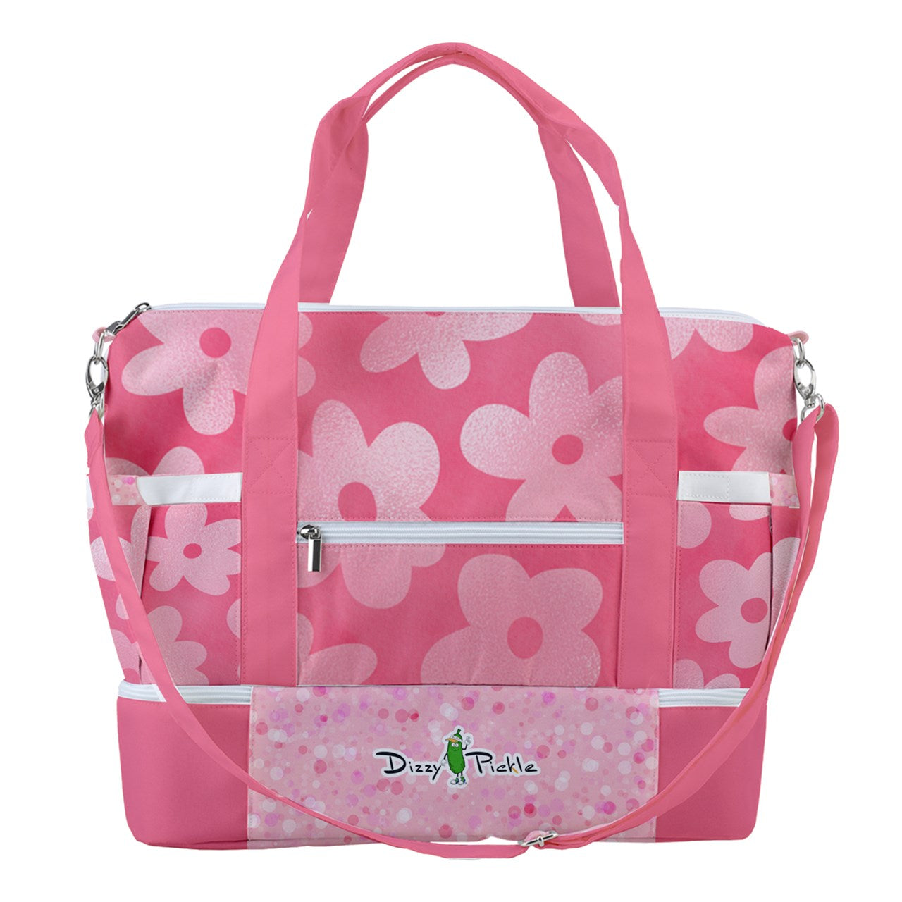 Dizzy Pickle Adleigh Blooms Pickleball Sports Court Shoulder Bag with Shoe Compartment