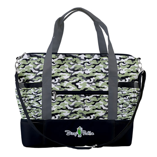 Dizzy Pickle Jan Sage Pickleball Sports Court Shoulder Bag with Shoe Compartment