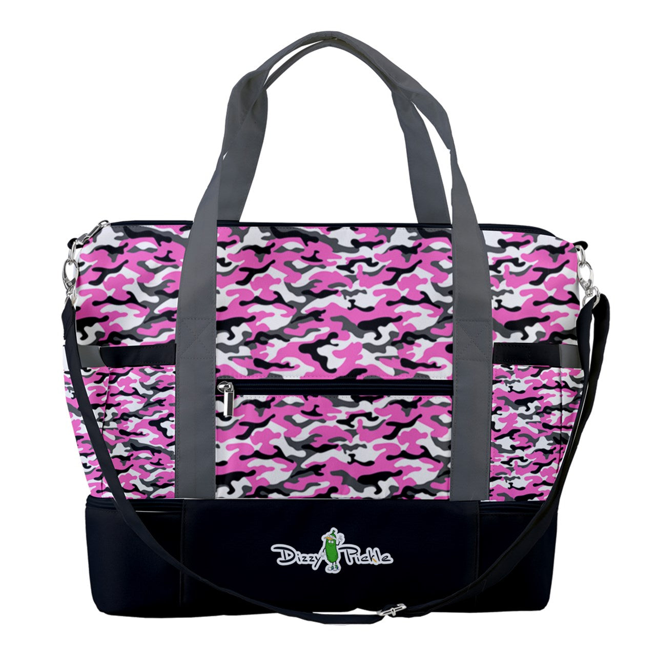 Dizzy Pickle Jan Pink Pickleball Sports Court Shoulder Bag with Shoe Compartment