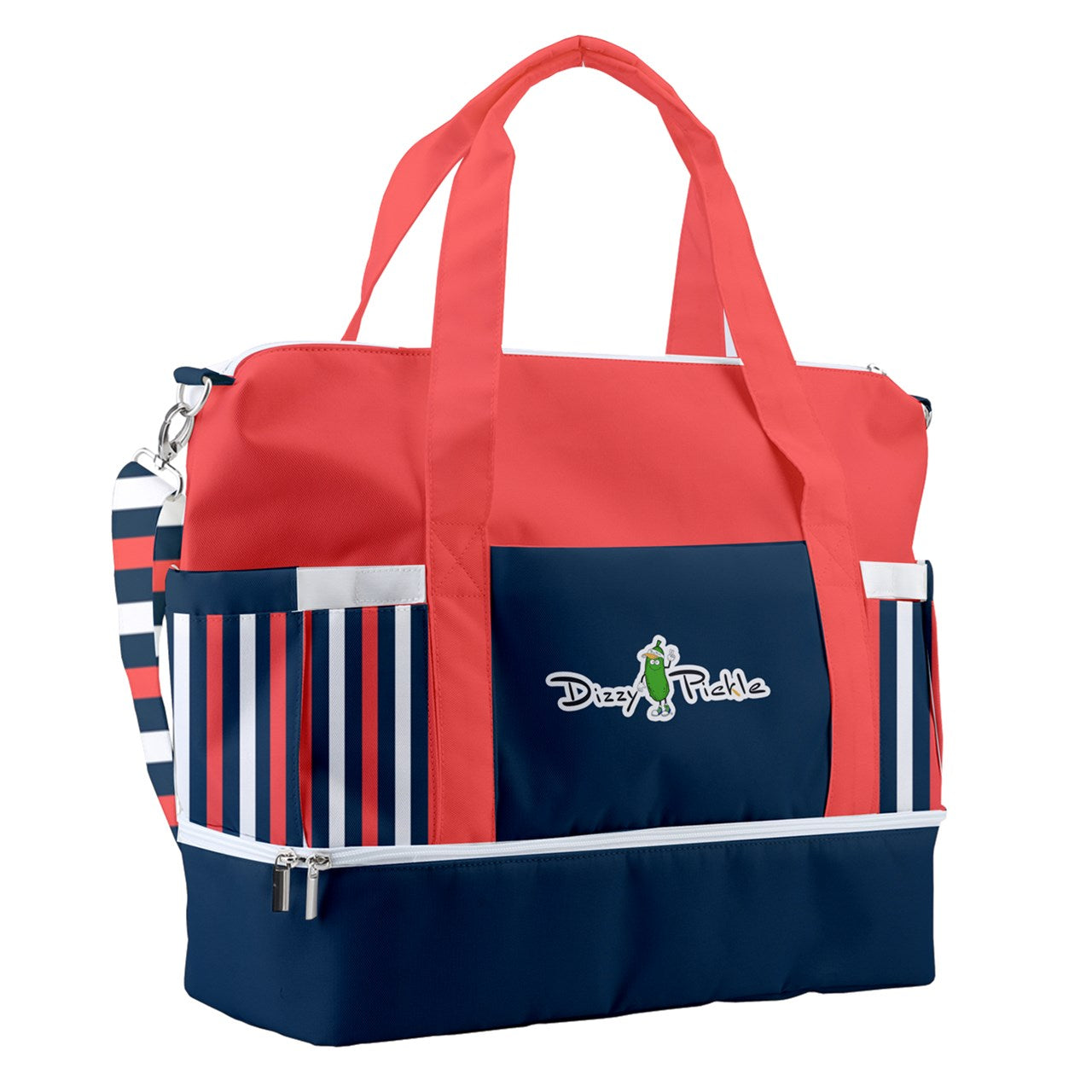 Dizzy Pickle Van Stripes Pickleball Sports Court Shoulder Bag with Shoe Compartment