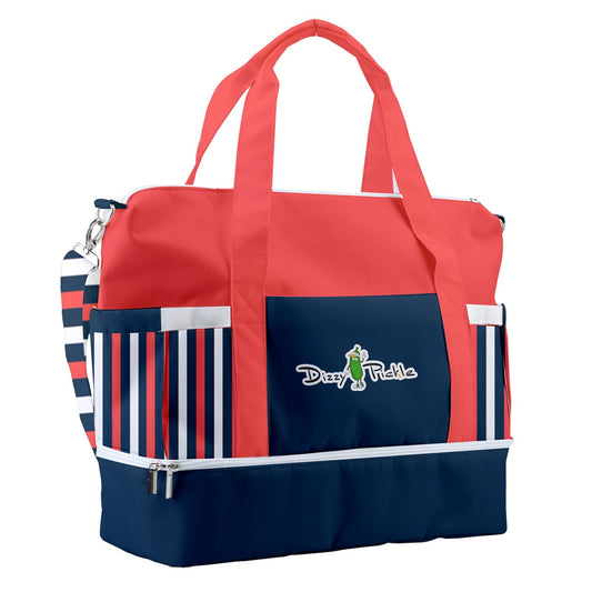 Dizzy Pickle Van Stripes Pickleball Sports Court Shoulder Bag with Shoe Compartment