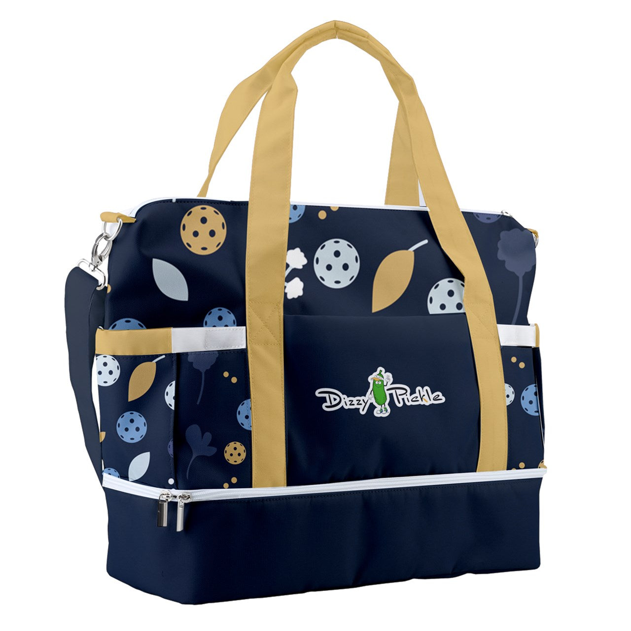 Dizzy Pickle Lesley Dark Blue Pickleball Sports Court Shoulder Bag with Shoe Compartment