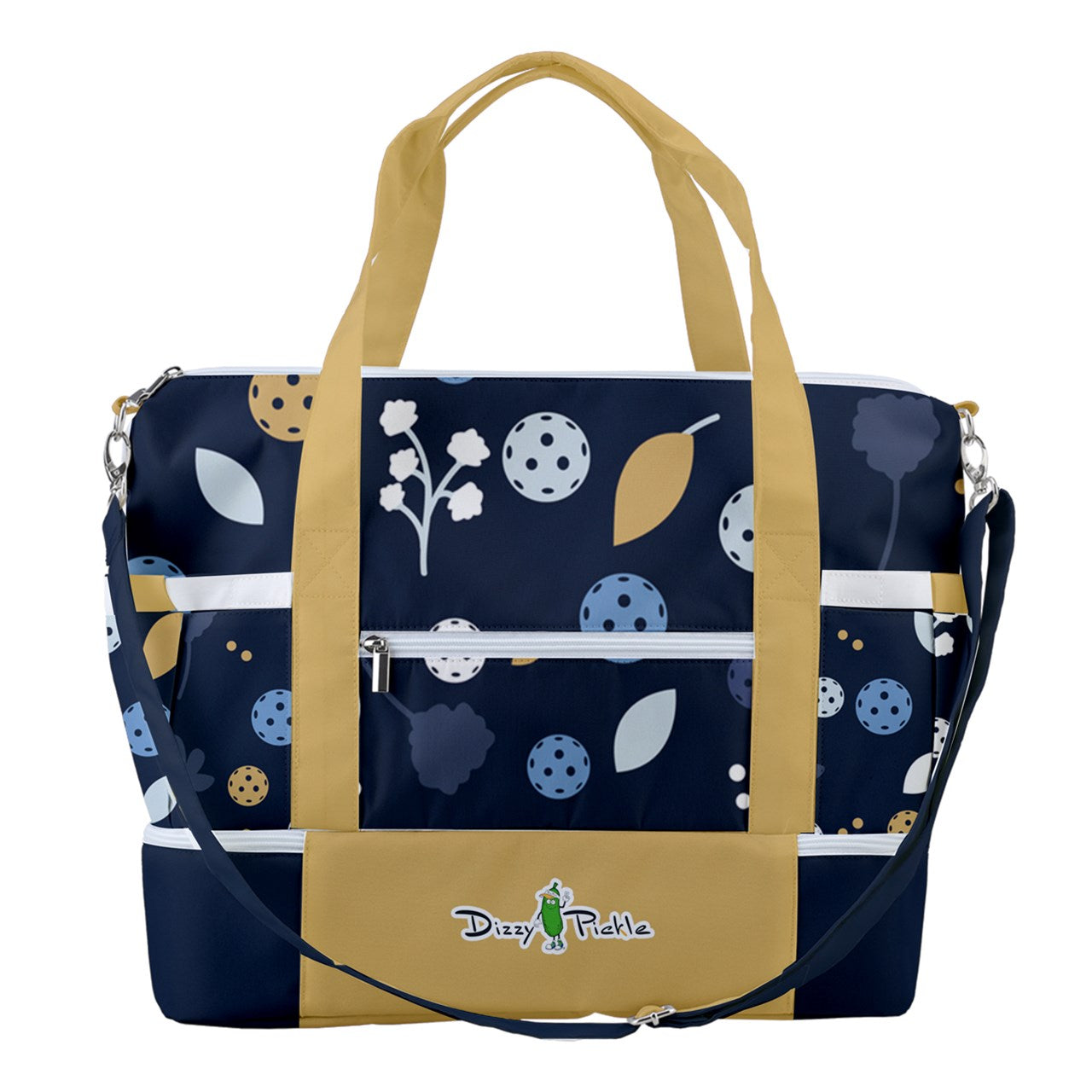 Dizzy Pickle Lesley Dark Blue Pickleball Sports Court Shoulder Bag with Shoe Compartment