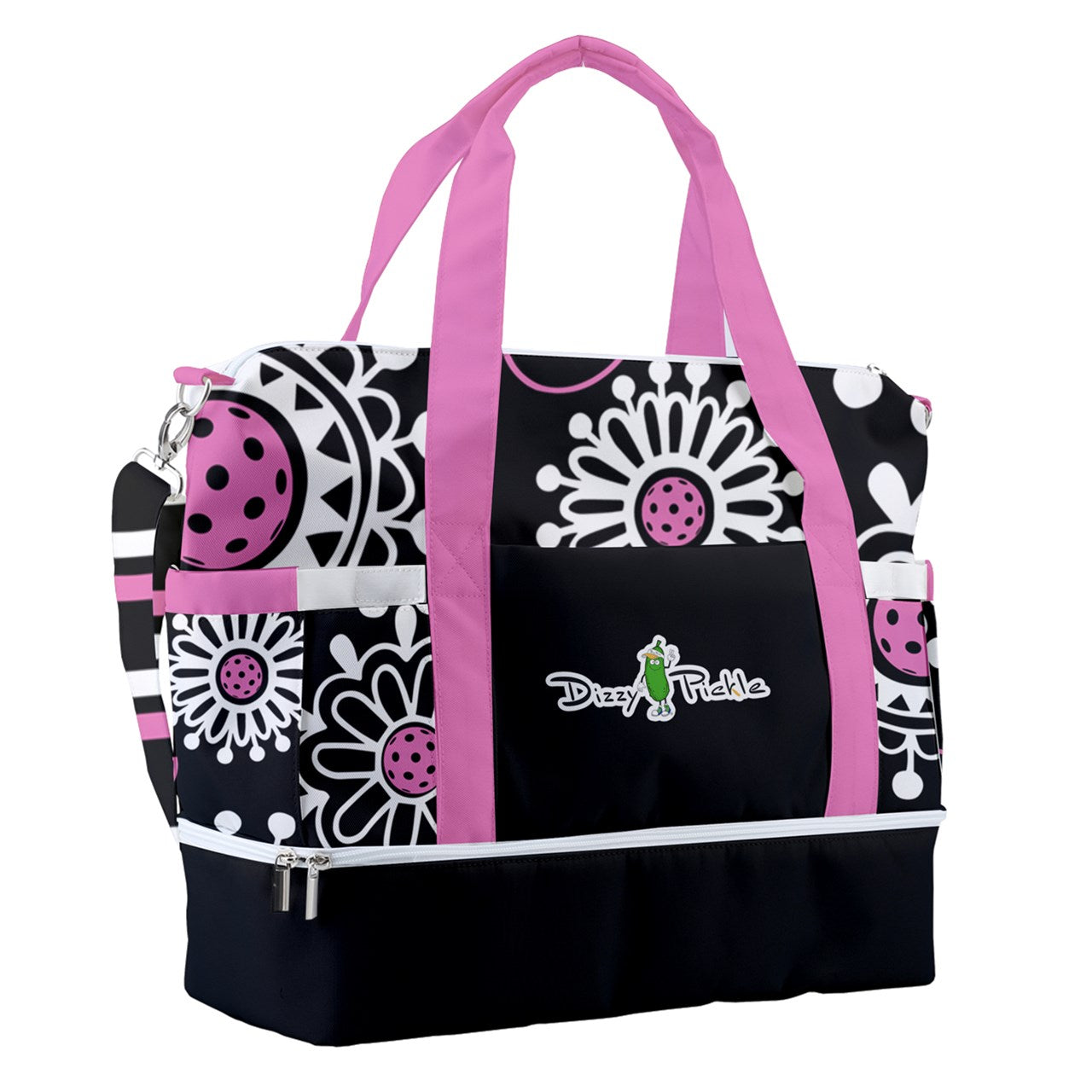 Dizzy Pickle Coming Up Daisies BP Pickleball Sports Court Shoulder Bag with Shoe Compartment