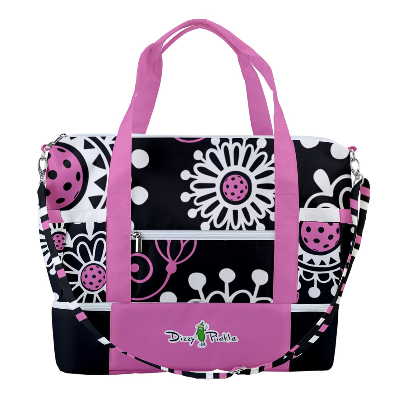 Dizzy Pickle Coming Up Daisies BP Pickleball Sports Court Shoulder Bag with Shoe Compartment