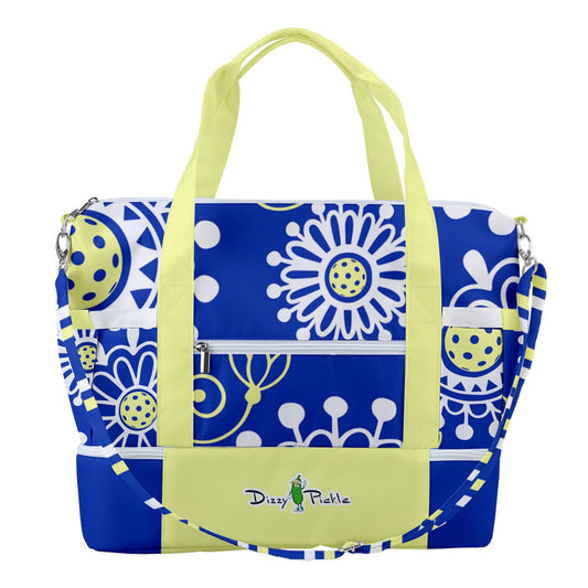 Dizzy Pickle Coming Up Daisies BY Pickleball Sports Court Shoulder Bag with Shoe Compartment