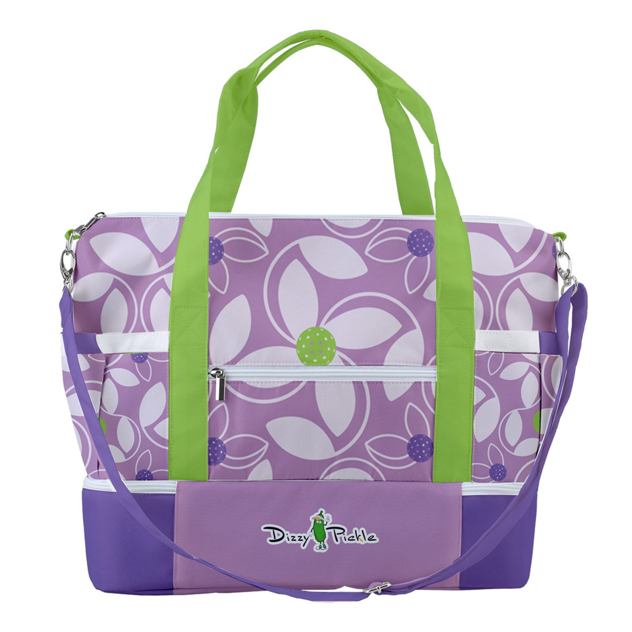 Dizzy Pickle Beth Lavender Pickleball Sports Court Shoulder Bag with Shoe Compartment