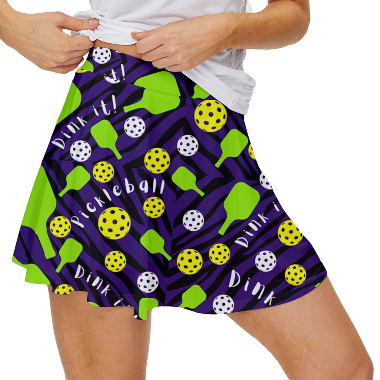 Dizzy Pickle Dinking Diva BG Women's Pickleball Court Skorts with Inner Shorts