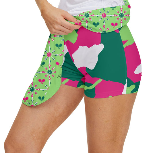 Dizzy Pickle Penny PG Mini Paddles 15"  Women's Pickleball Court Skorts with Inner Shorts