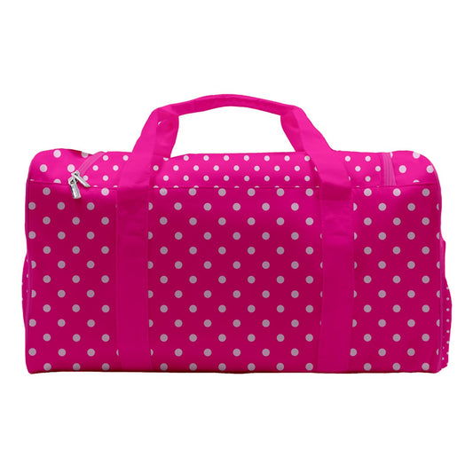 Dizzy Pickle Avery Polka Dots Pickleball Sports Gym Duffle Bag with Shoe Compartment