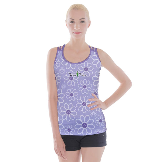 Dizzy Pickle Sophie Blooms Women's Pickleball Criss Cross Back Tank Top