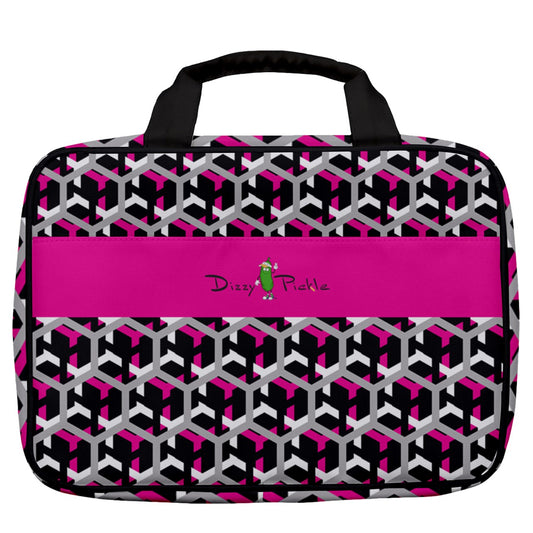 Dizzy Pickle Fearless Women's Pickleball Travel Toiletry Bag with Hanging Hook