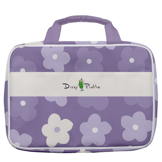 Dizzy Pickle Sophie Bouquet Women's Pickleball Travel Toiletry Bag with Hanging Hook