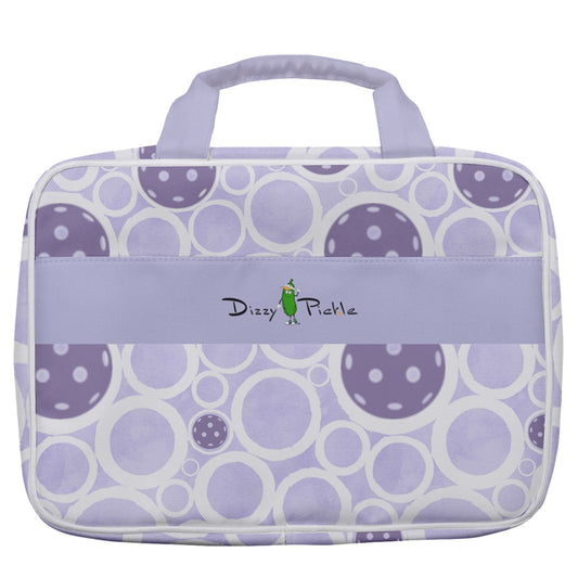 Dizzy Pickle Sophie Balls Women's Pickleball Travel Toiletry Bag with Hanging Hook