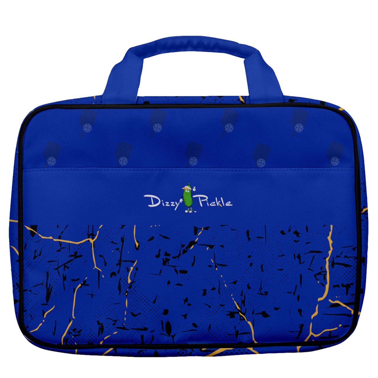 Dizzy Pickle Lynne Blue Women's Pickleball Travel Toiletry Bag with Hanging Hook