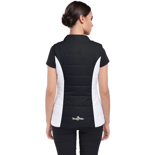 Dizzy Pickle DZY P Classic BW Women's Active Pickleball Puffer Vest with Pockets