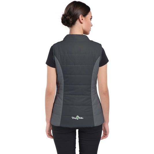 Dizzy Pickle Heidi BKW Women's Active Pickleball Puffer Vest with Pockets