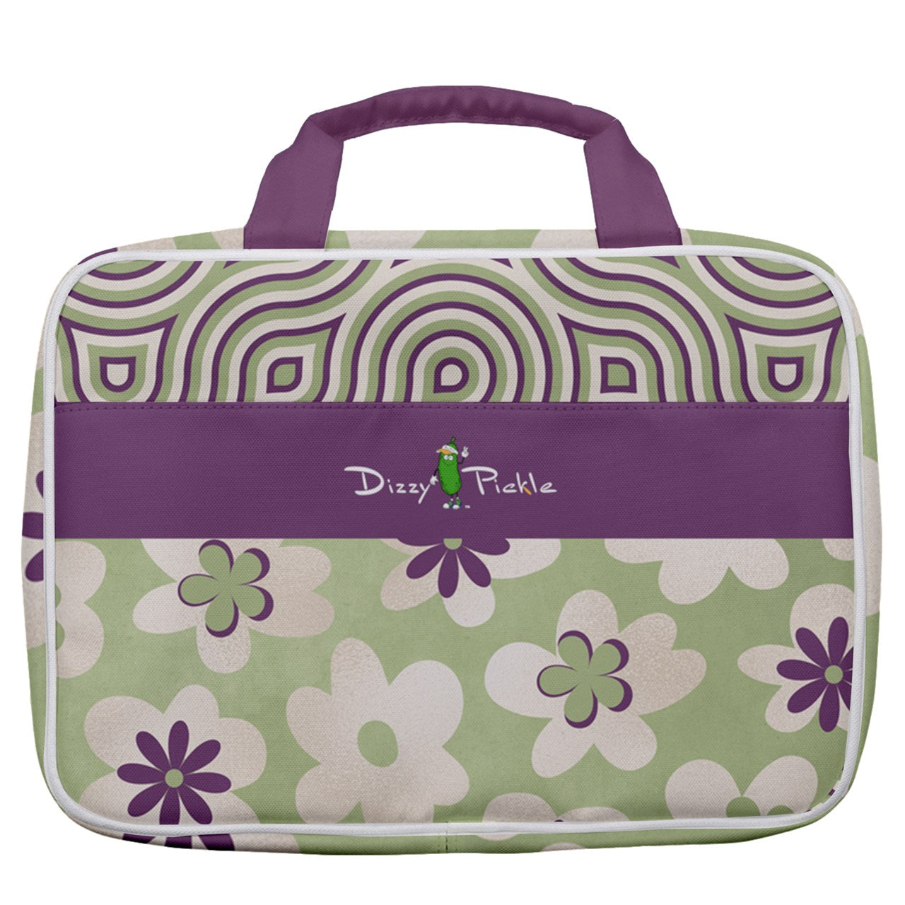 Dizzy Pickle Heather Women's Pickleball Travel Toiletry Bag with Hanging Hook