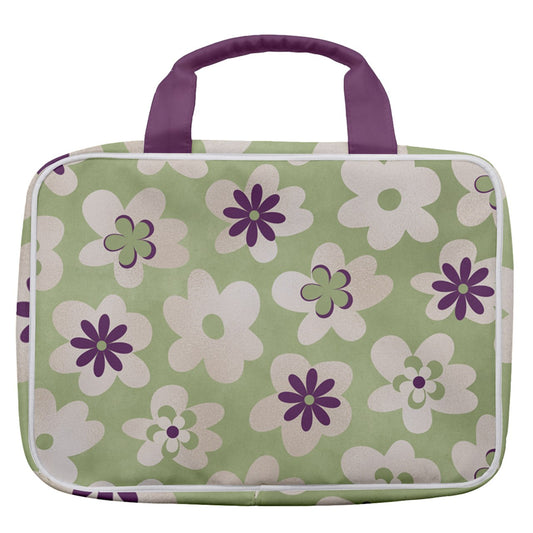 Dizzy Pickle Heather Women's Pickleball Travel Toiletry Bag with Hanging Hook