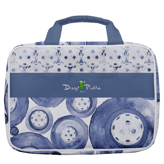 Dizzy Pickle Heidi BW Women's Pickleball Travel Toiletry Bag with Hanging Hook