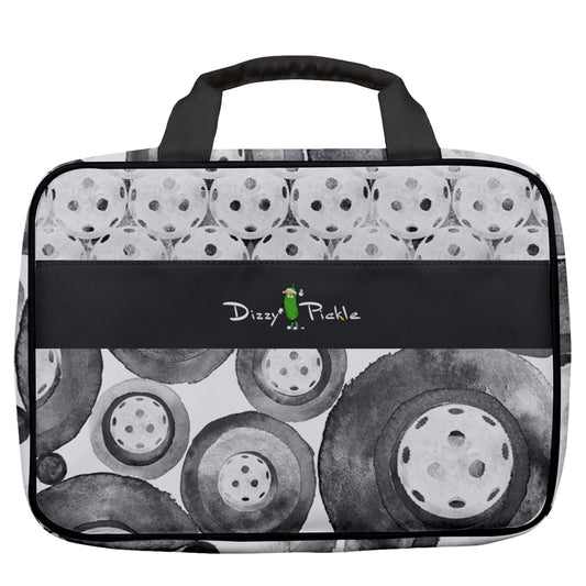 Dizzy Pickle Heidi BKW Women's Pickleball Travel Toiletry Bag with Hanging Hook