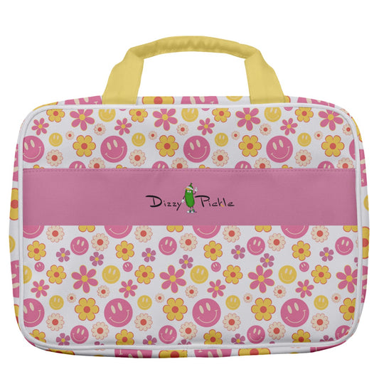 Dizzy Pickle Joy Women's Pickleball Travel Toiletry Bag with Hanging Hook