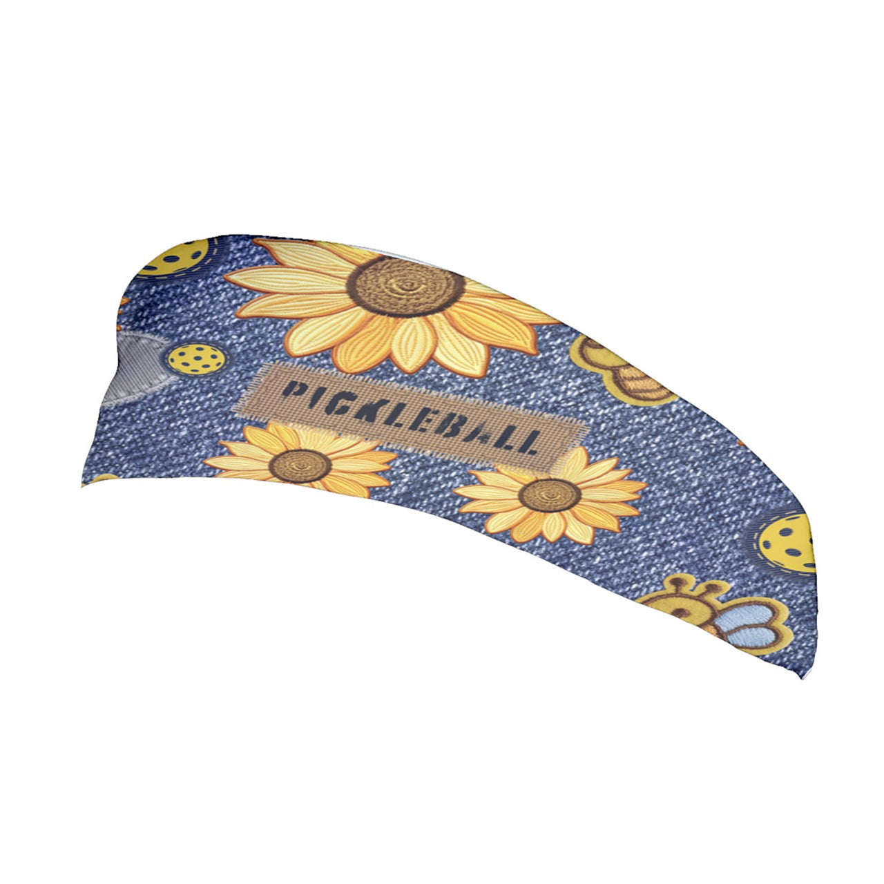 Dizzy Pickle Amy Sunflowers Women's Pickleball Stretchable Headband